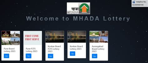 mhada pune lottery 2019|Home Page [lottery.mhada.gov.in].